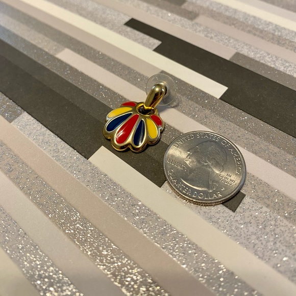 Vtg 80s earrings 🖤 - Picture 5 of 5